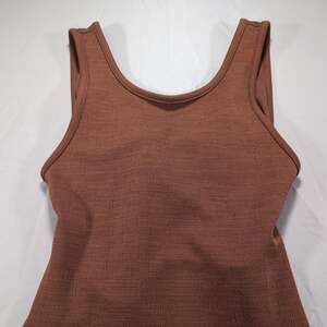 Roxy Brown Ribbed Knit Dress